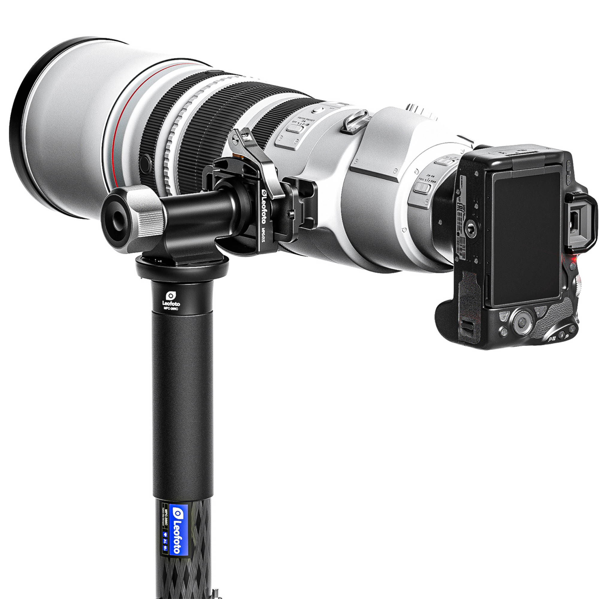 Leofoto MPG-01S Mini Monopod Gimbal with Lever Release Clamp