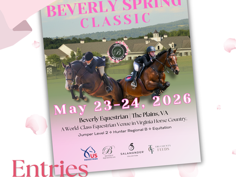 ✨ The Countdown Is On: Two Weeks Until the Beverly Spring Classic