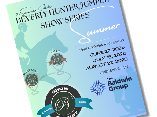 Summer Hunter/Jumper Shows at Beverly