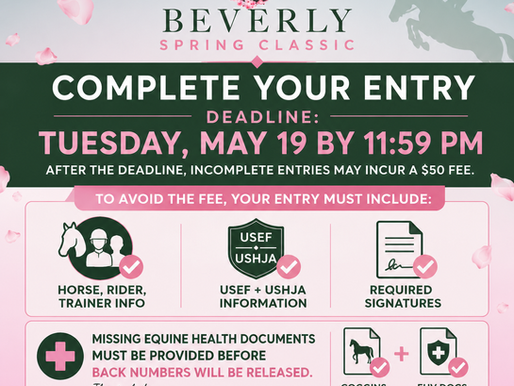 ✨ Please Complete Entries: Late Fees Kick in Tuesday at Midnight