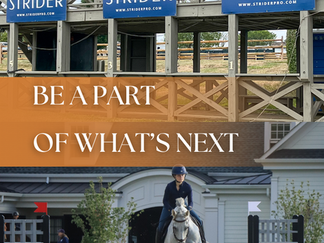 🐴 3 Events • 1 Season • 1,000 Ways to Make an Impact – Be Part of What’s Next