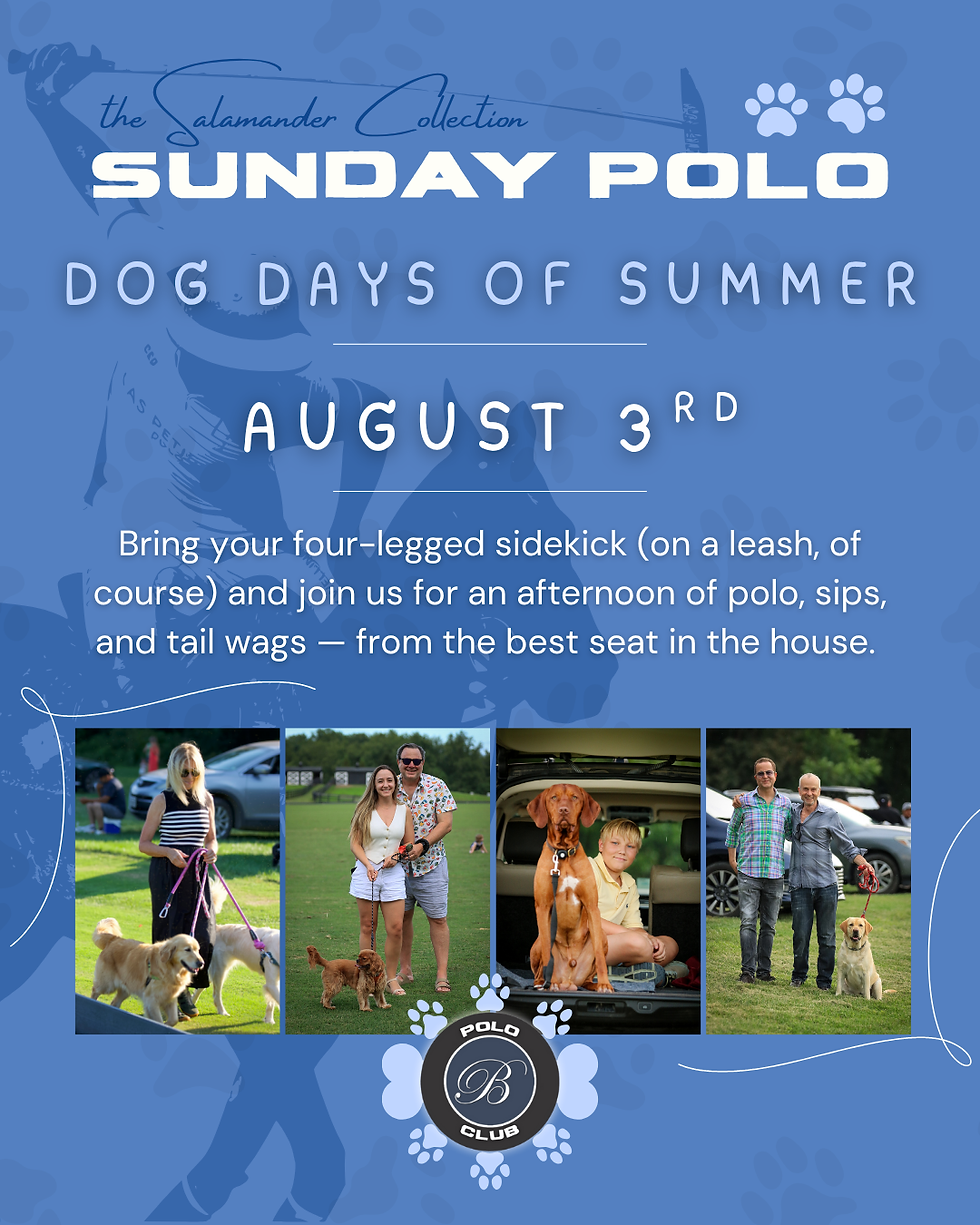 Dog Days of Summer: Polo + Pups