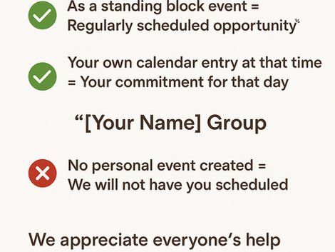🌟How to Confirm Your Weekly Lessons 🌟