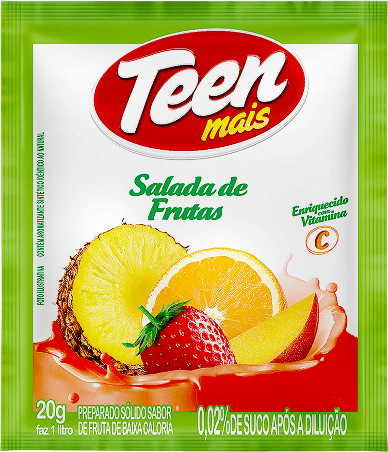 SUCO EM PÓ TEEN SALADA DE FRUTAS