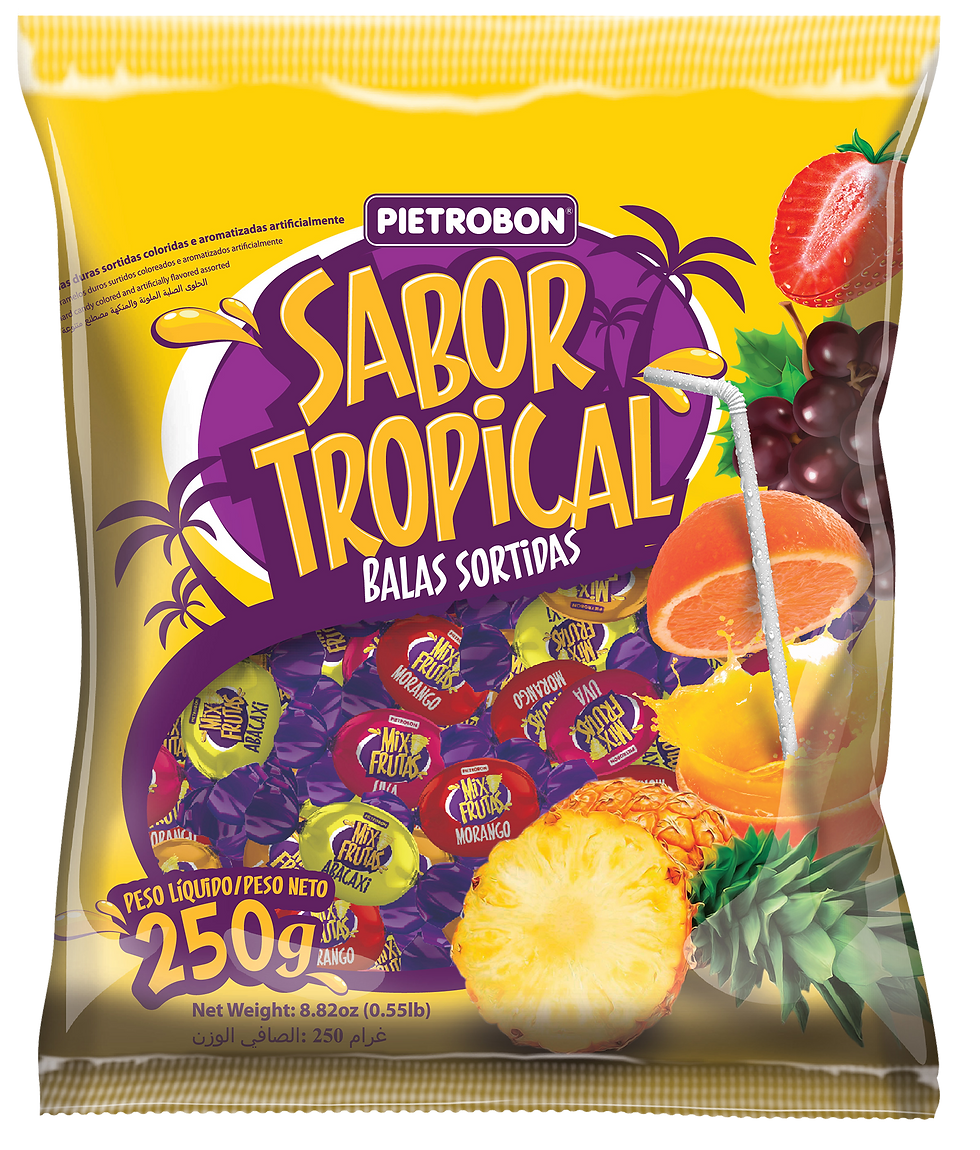 BALA SABOR TROPICAL 600G