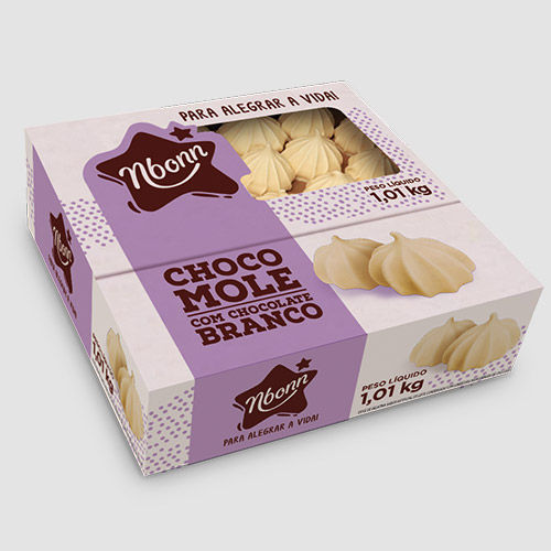 CAIXA CHOCO MOLE BRANCA