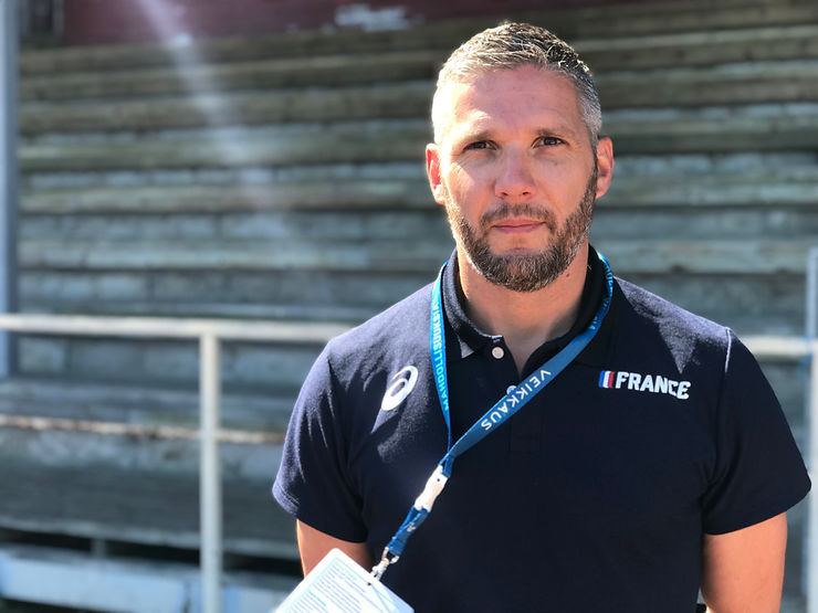 Mathieu Defosse during the European Para Youth Games in 2019