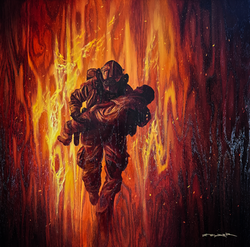 Suit Up and Show Up (24x24)