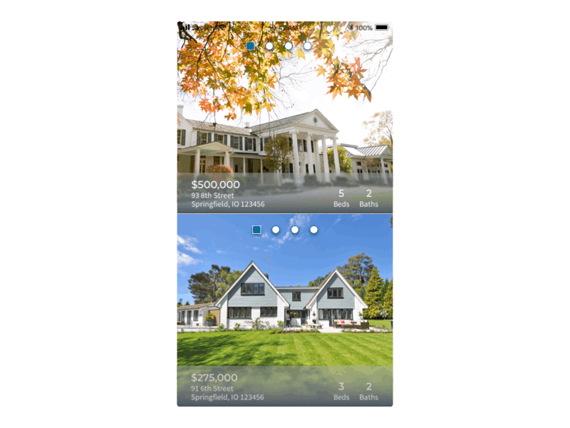 Perfect Properties Horizontal Scroll