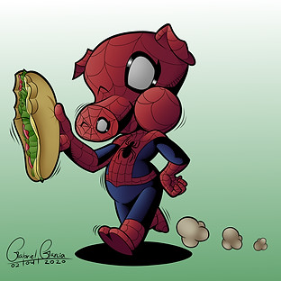 Fanart Spider-Ham
