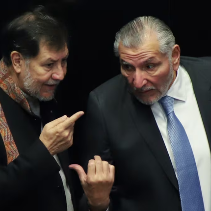 Gerardo Fernández Noroña y Adán Augusto López hablaron de la reelección en Cámara de Senadores; esto dijeron