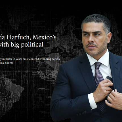 " Harfuch está de Moda", The Economist lo llama el “Batman mexicano”: por su estrategia de seguridad