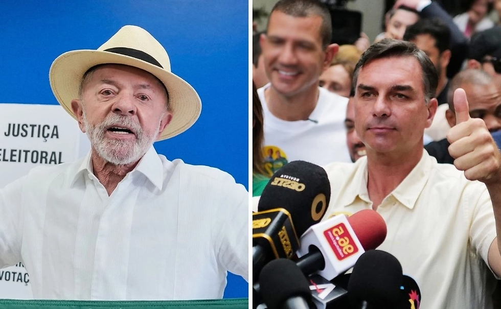 Flávio Bolsonaro suma 47.19 por ciento y Lula 44.97 por ciento, con 99.13 por ciento de votos contados, por lo que se enfrentarán el 25 de octubre en una segunda vuelta por la presidencia de la principal economía de América Latina, según el diario Folha de Sao Paulo.