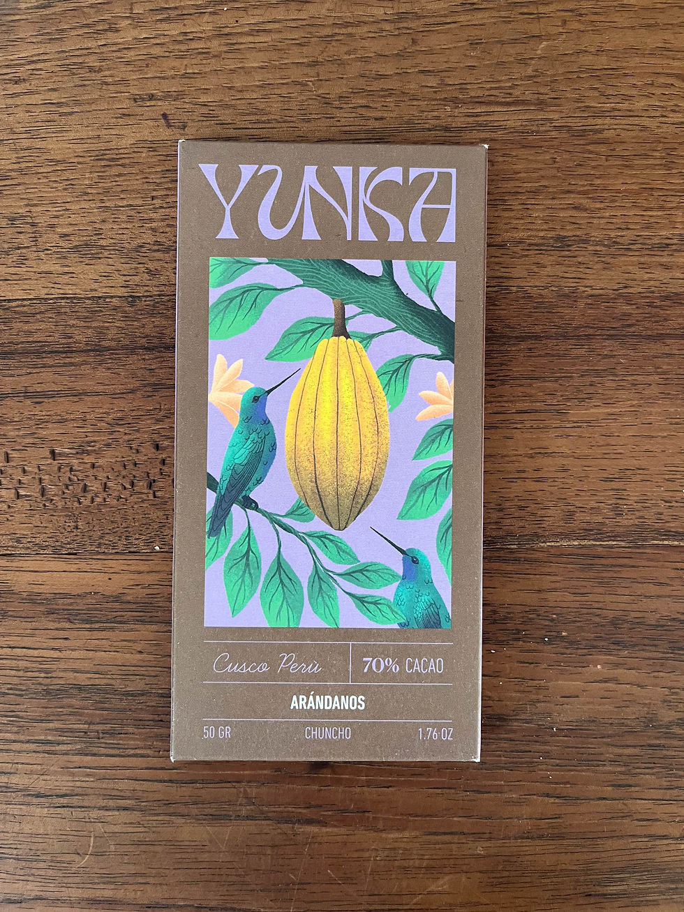 Chocolate Yunka Arándanos