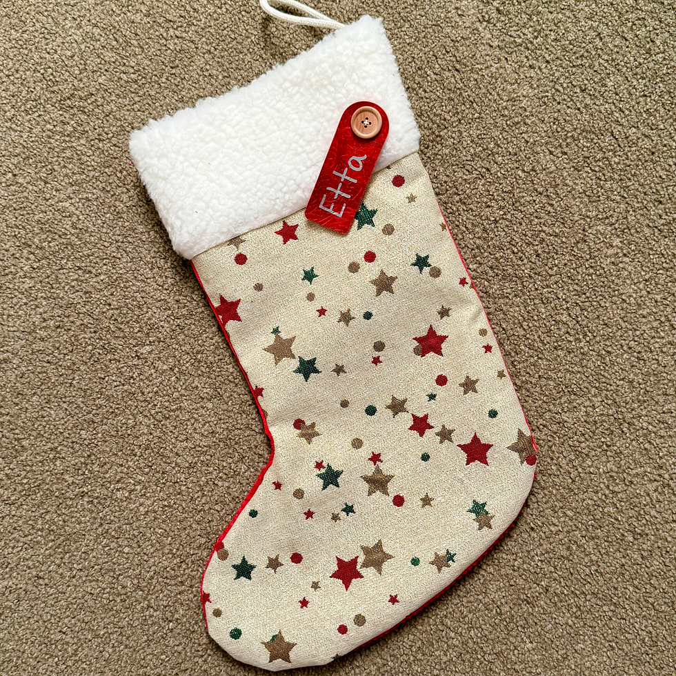 Thumbnail: Large Personalised Stockings - tapestry