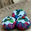 Thumbnail: 3 Rainbow tartan Christmas pudding decorations