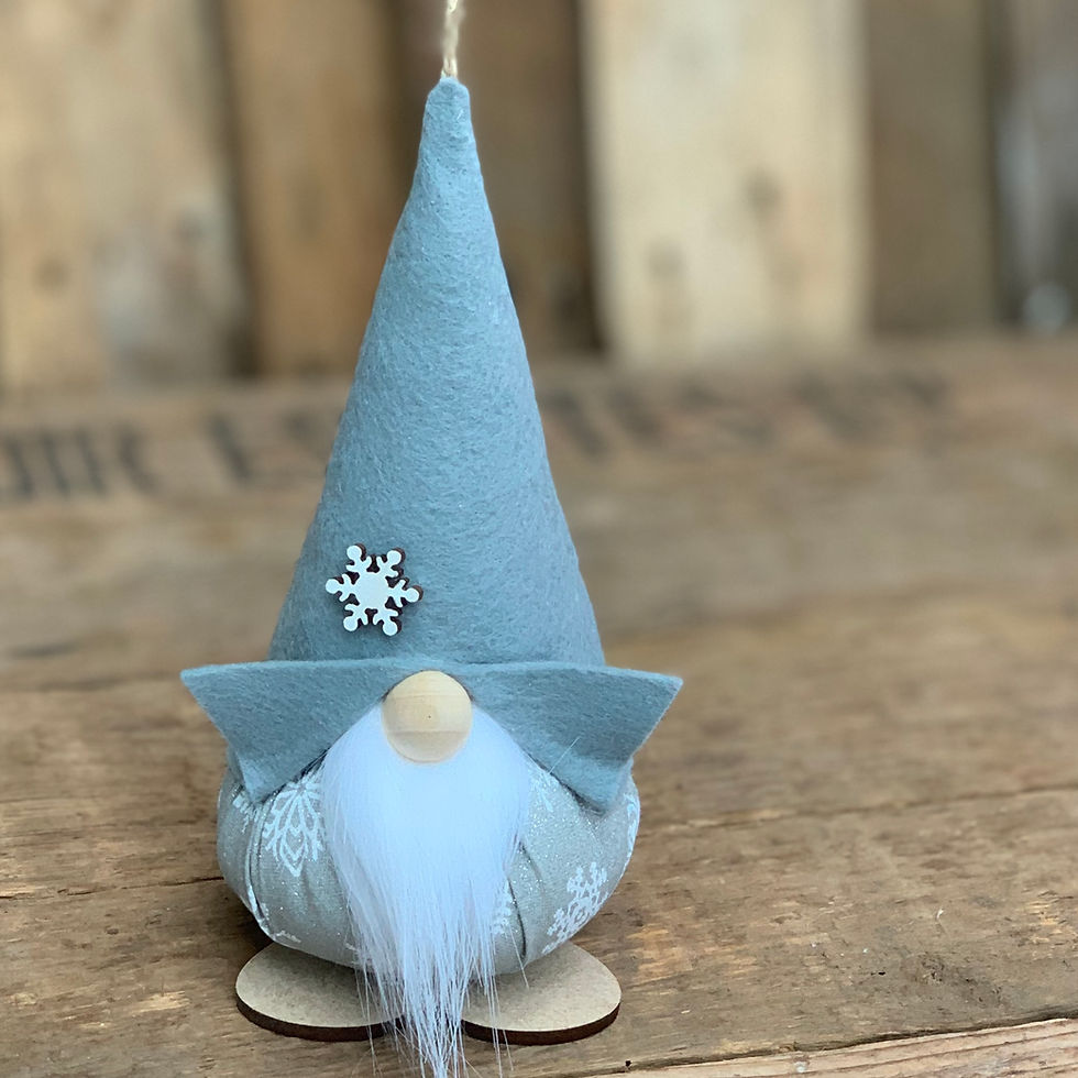 Thumbnail: Classic Snowflake - Grey/Red Christmas Gnorbits