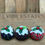 Thumbnail: Set of 3 Tartan/natural Christmas pudding decorations