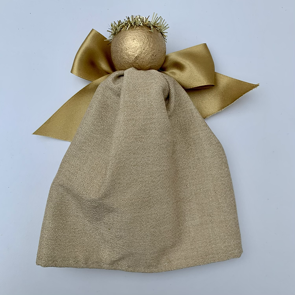 Thumbnail: Tree-topper  - Matt gold