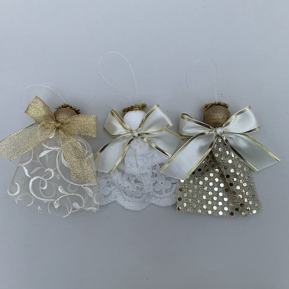 Thumbnail: Angels - Cream/lace/gold