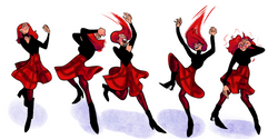 me dancing