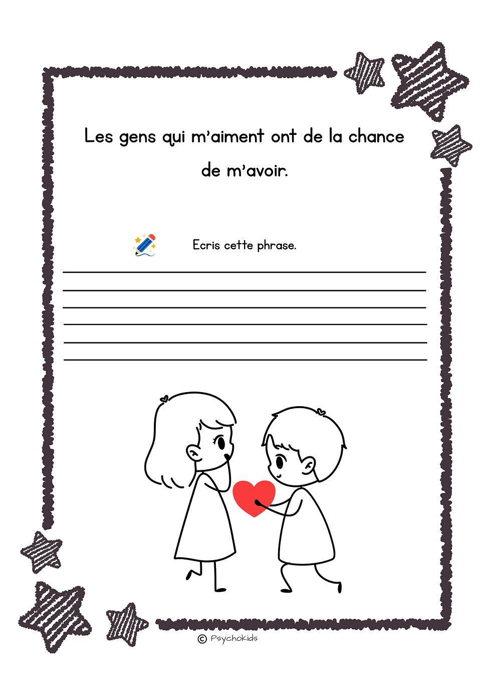 Miniature : 40 affirmations positives pour enfants de 6 à 10 ans ( Français)