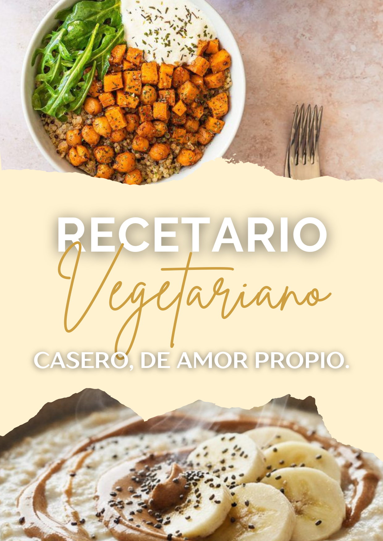 Recetario vegetariano casero de amor propio