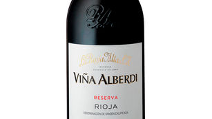 A bottle of La Rioja Alta Viña Alberdi Rioja Reserva, Spanish red wineine from 