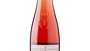 A bottle of Famille Lafont Tavel, a French rosé