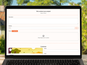 Having your own customer form