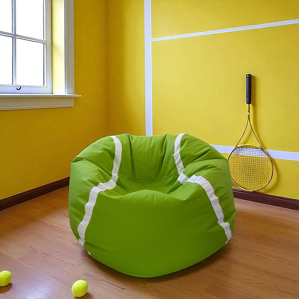 Miniatura: Sillón Puff Pelota Tenis o Pádel. Ideal Para Personas De Hasta 90 Kg