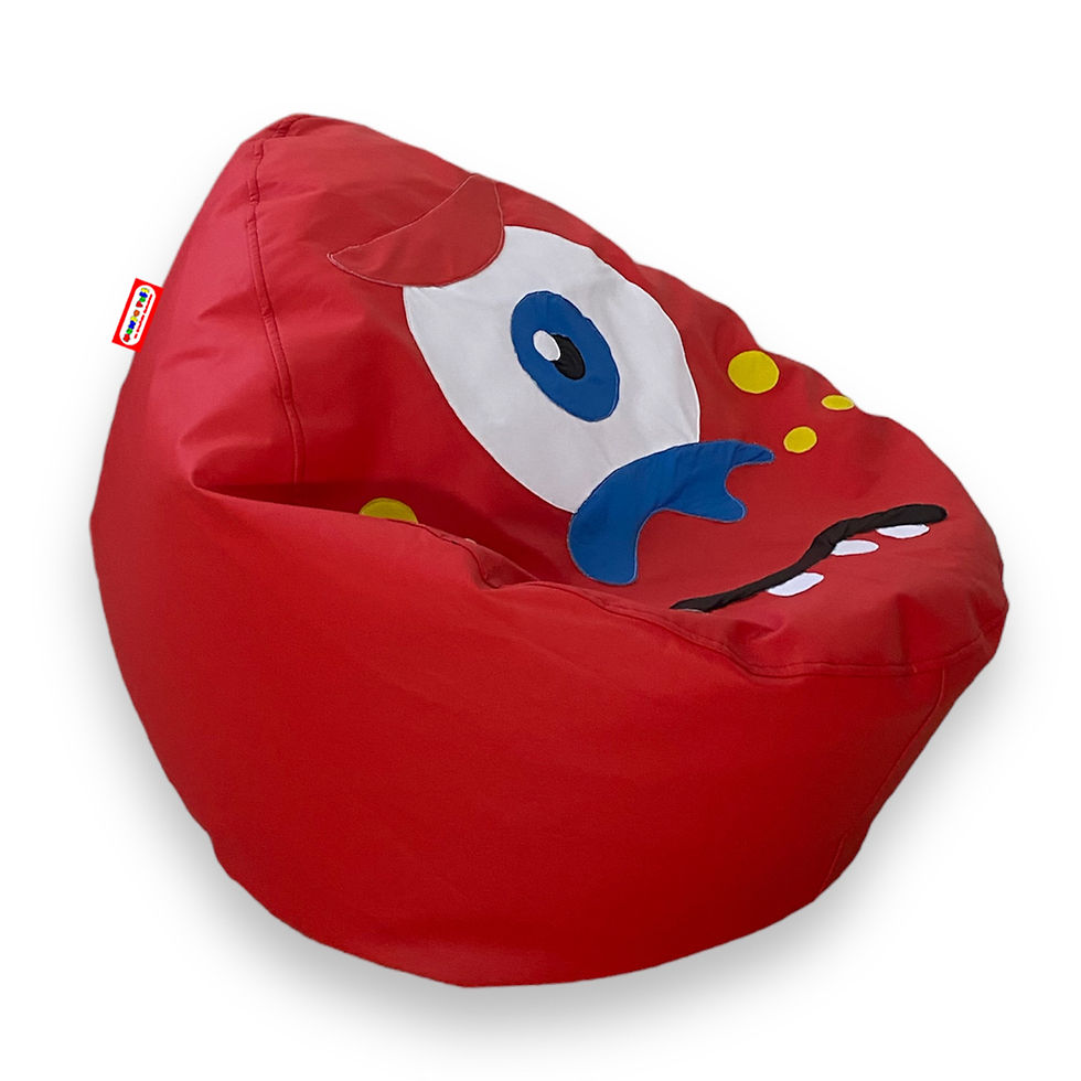 Miniatura: Sillón Puff Redfrown Monster. Ideal Para Personas De Hasta 80 Kg