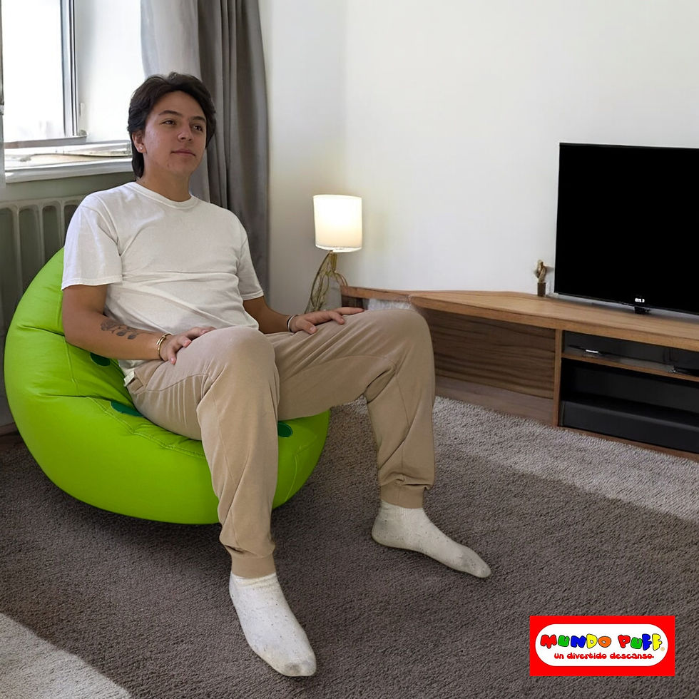 Miniatura: Sillón Puff Scaregreen Monster. Ideal Para Personas De Hasta 80 Kg