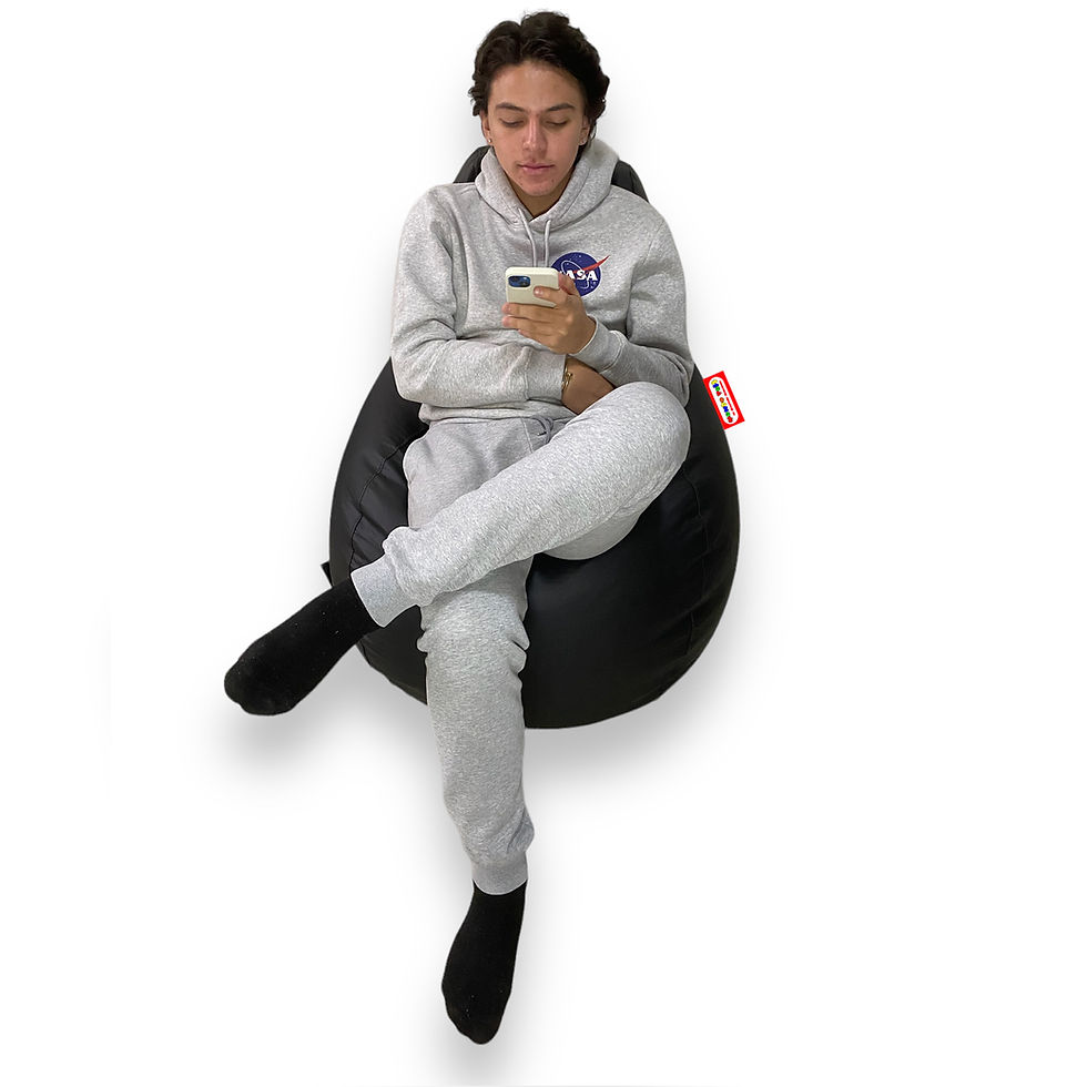 Miniatura: Sillón Puff Pera Gamer Grande, Soporta Hasta 100 Kilos