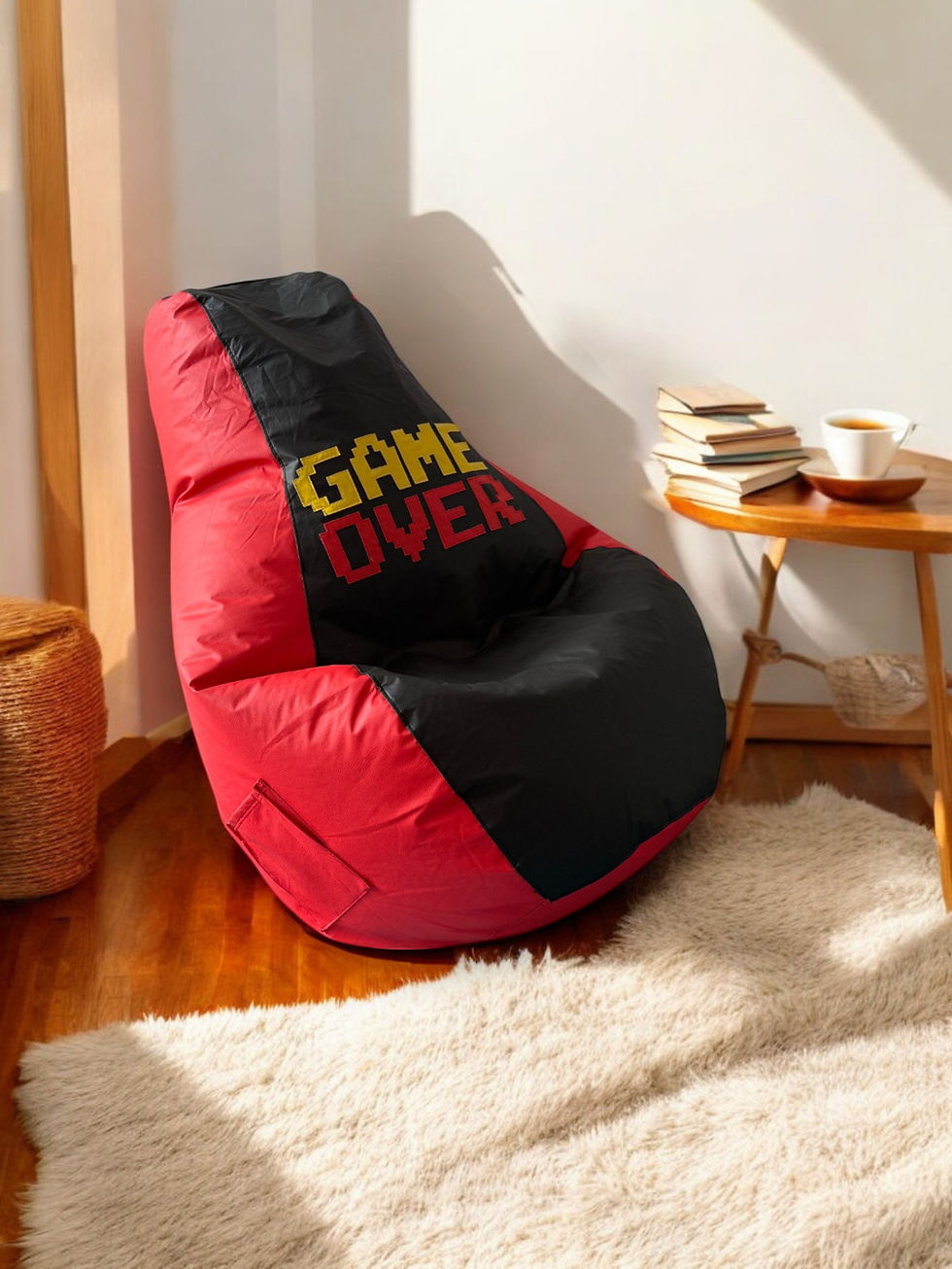 Miniatura: Sillón Puff Pera Game Over Grande. Soporta Hasta 100 Kilos