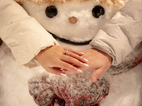 Proposal Winter Couple Photo Hokkaido