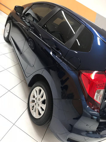 Honda fit 2018 instalação de sensor de estacionamento na cor e insulfilme g20