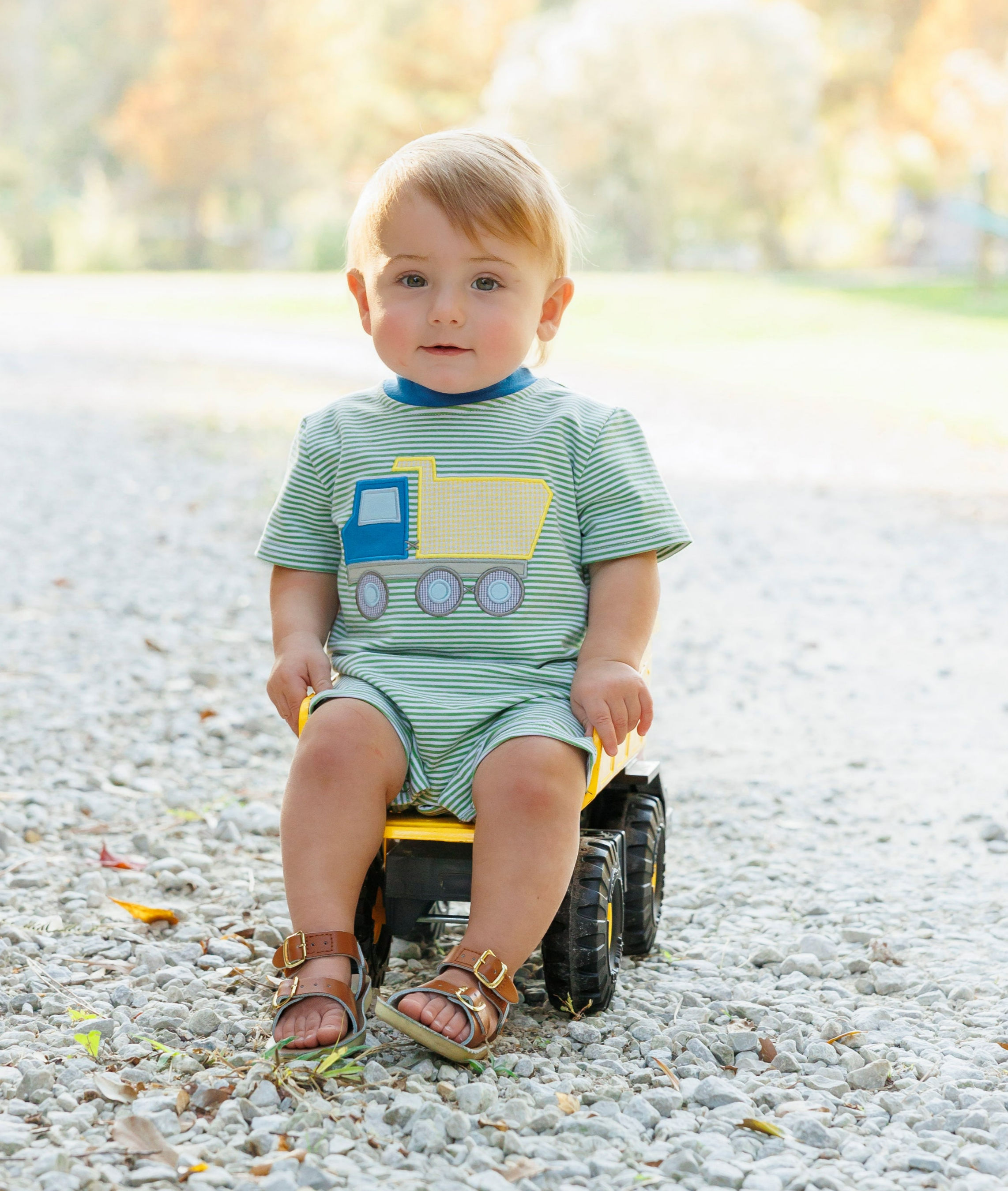 Dump Truck Romper