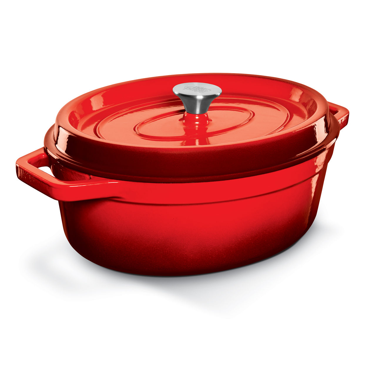 GRAND FEU CAST IRON EMAJL OVAL POSODA RED 5,6L