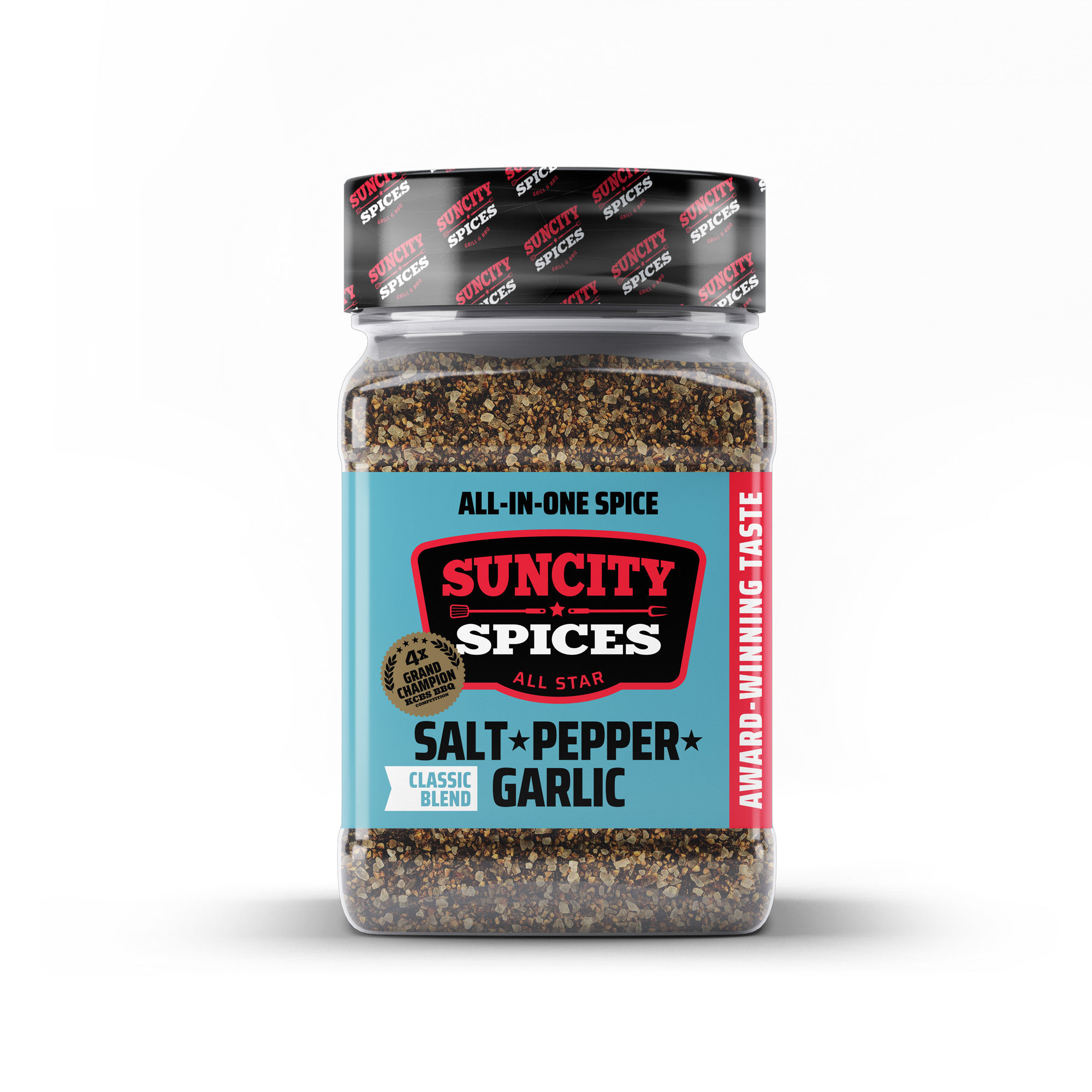 SUNCITY SPICES SALT-PEPPER-GARLIC