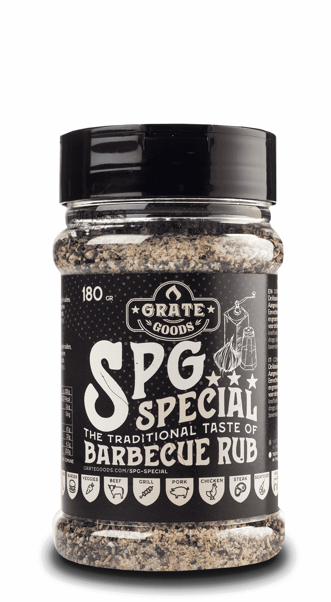 Grate Goods SPG BBQ rub začimba za žar 180gr