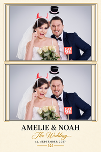 Fotolayout Beispiel einer Hochzeit
