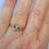 Thumbnail: Antique Edwardian 18ct Gold, Sapphire, Ruby & Diamond Double Heart Ring, Size N