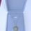 Thumbnail: Vintage 9ct Gold Marquise Emerald & Diamond Heart Necklace, 23"