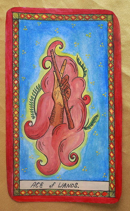 Ace of Wands, Ayqa Khan. 2016