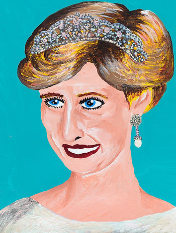 A portrait of Princess Diana by Yukari Sakura.