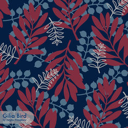 Leila Botanical_Burgundy on Deep Blue_3000px_72dpi_Watermarked