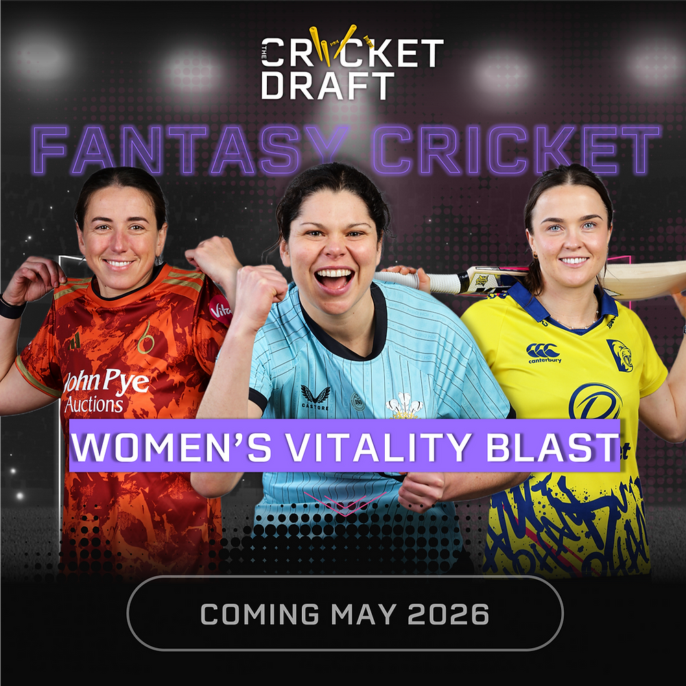Information graphic on The Cricket Draft's Women's Vitality Blast Fantasy Cricket Game