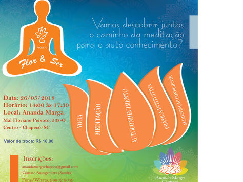 Projeto Flor & Ser - 26/05/2018 em Chapecó