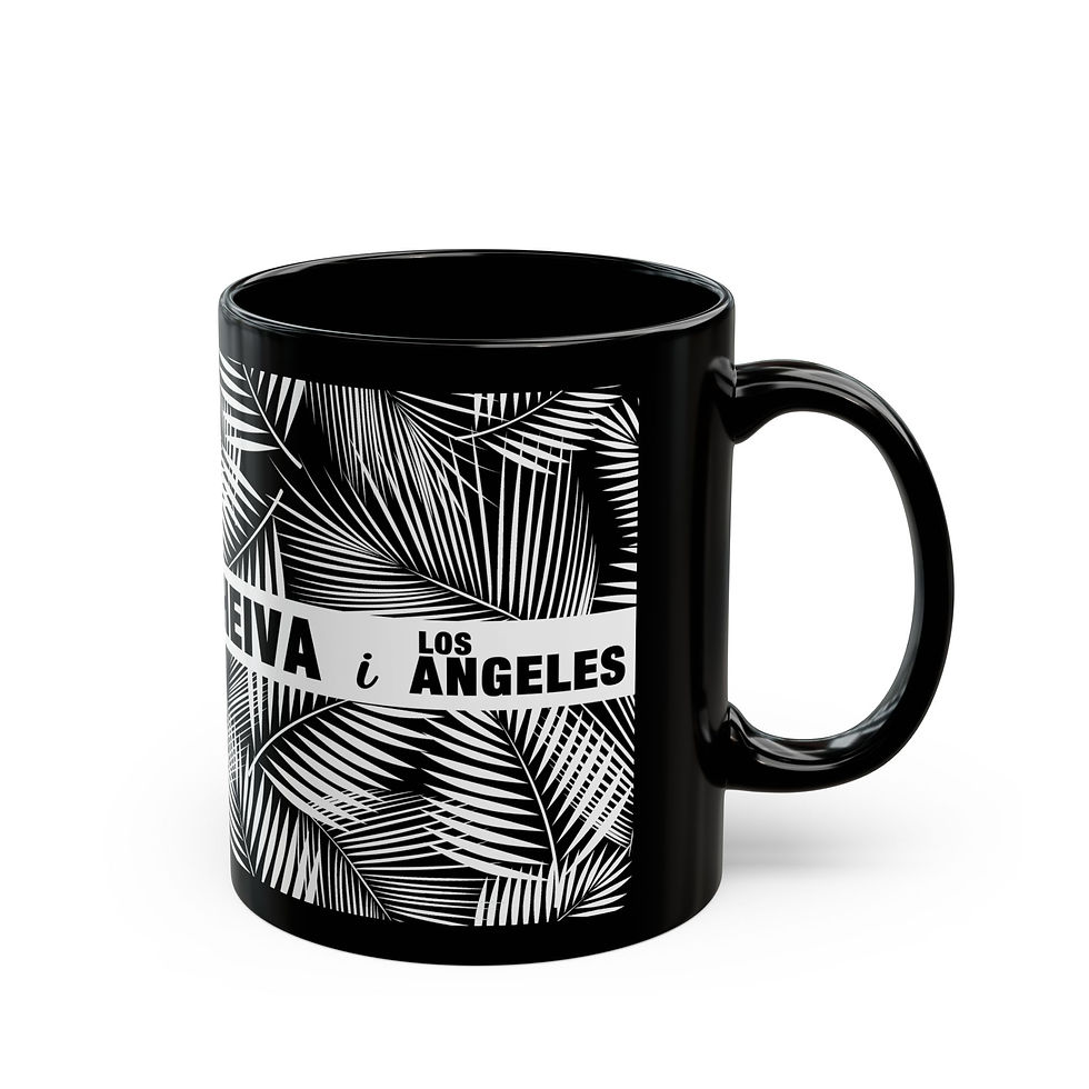 Thumbnail: HEIVA i LOS ANGELES - US Shop - Black Mug (11oz, 15oz)